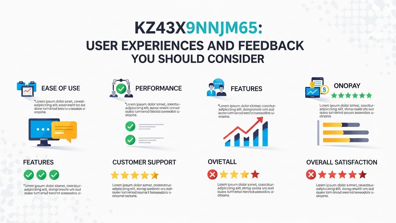 KZ43X9NNJM65: User Experiences and Feedback You Should Consider