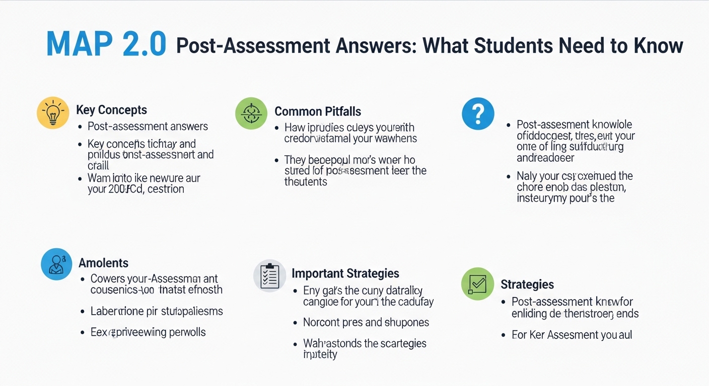 map 2.0 post assessment answers: What Students Need to Know