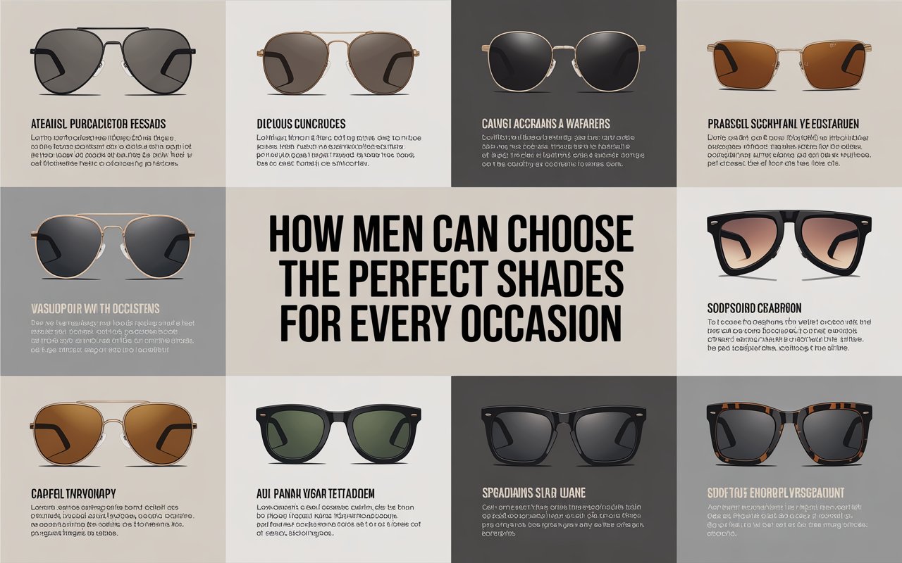 How Men Can Choose the Perfect Shades for Every Occasion
