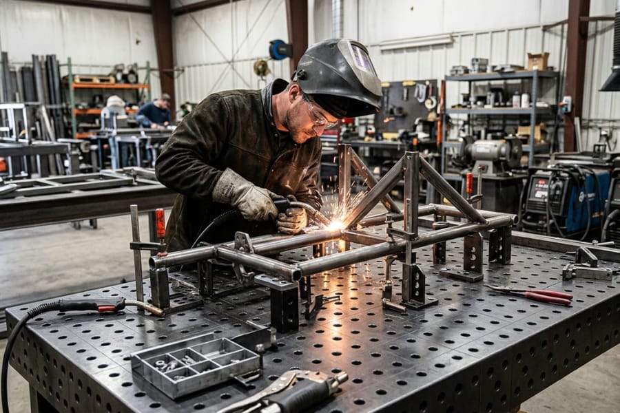 5 Ways a 3D Welding Table Boosts Fabrication Speed